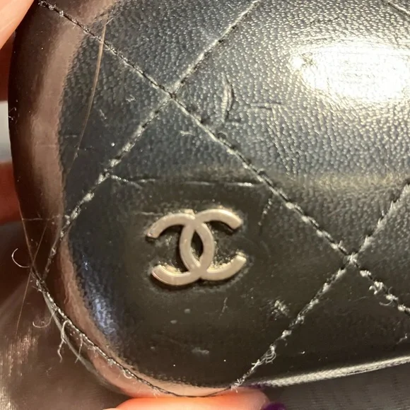CHANEL Ribbon Coco Mark Sunglasses.  RARE!  EUC CHANEL Ribbon Coco Mark Sunglasses.RARE!EUC main image 4